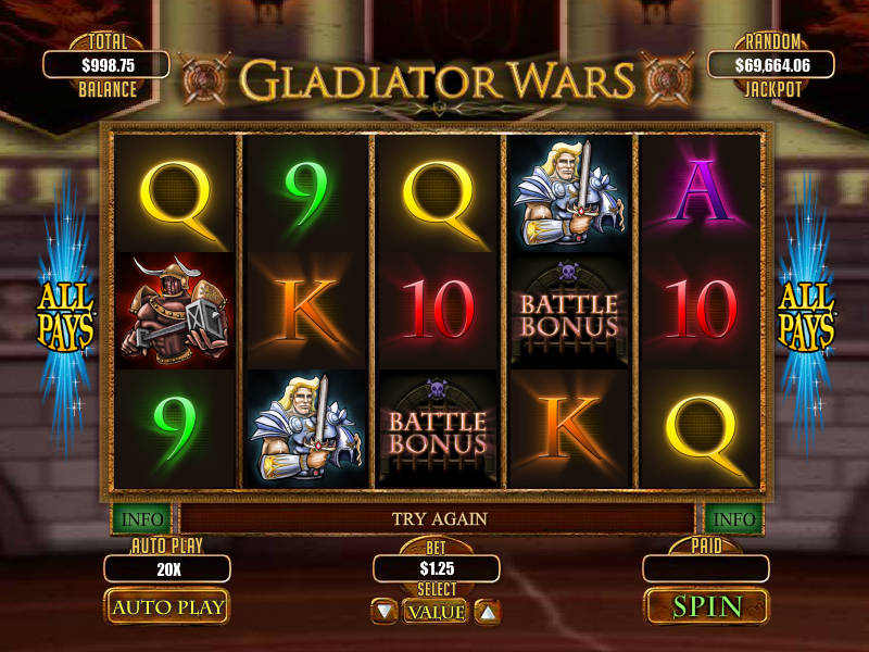 Gladiator Slots as Warrior of Money